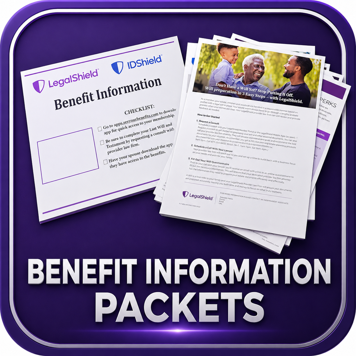Benefit Information Packets (sold in pkg of 20)